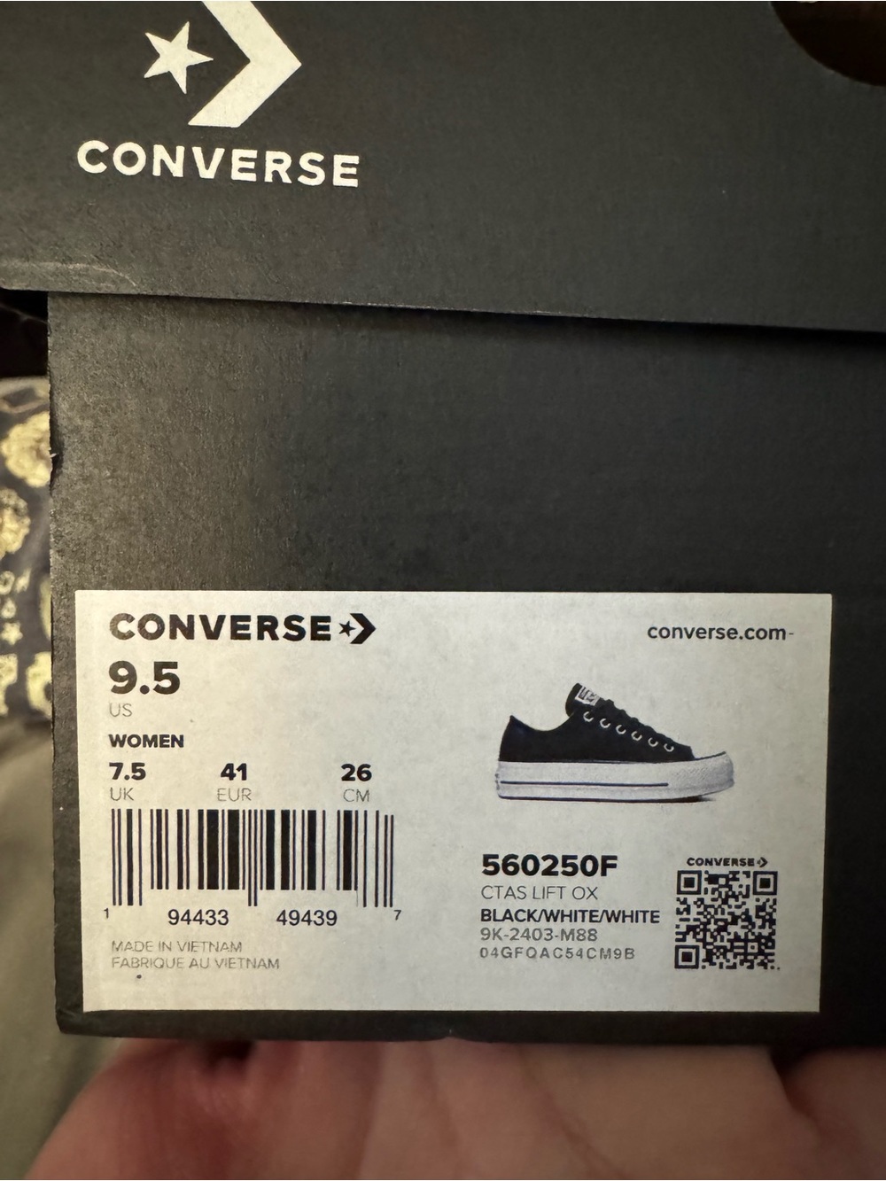 Converse Black/White Platform - Picture 2 of 2